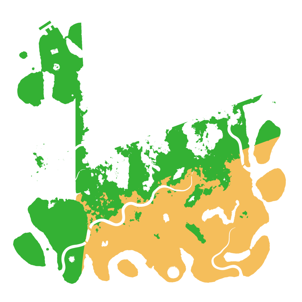 Biome Rust Map: Procedural Map, Size: 4500, Seed: 1486660412