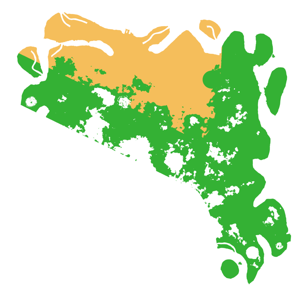 Biome Rust Map: Procedural Map, Size: 4500, Seed: 1292257335