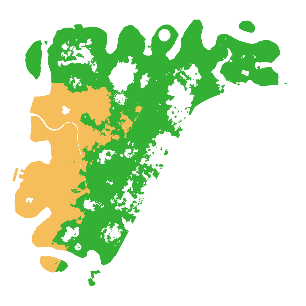 Biome Rust Map: Procedural Map, Size: 4500, Seed: 658303505