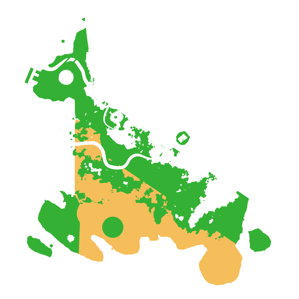 Biome Rust Map: Procedural Map, Size: 3750, Seed: 39635489