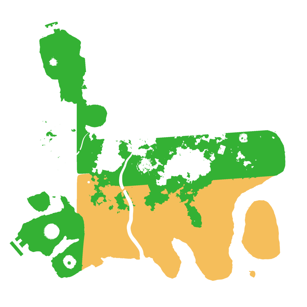 Biome Rust Map: Procedural Map, Size: 3600, Seed: 133