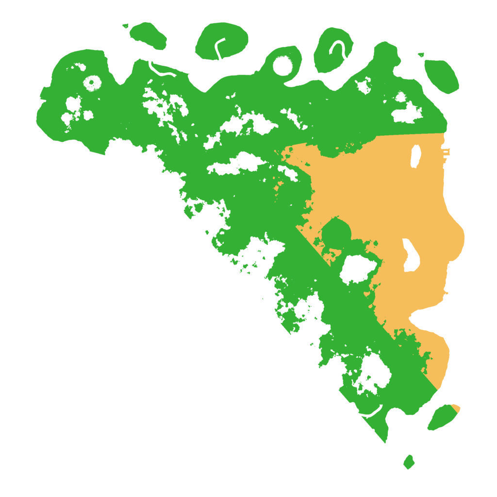 Biome Rust Map: Procedural Map, Size: 4500, Seed: 208722886