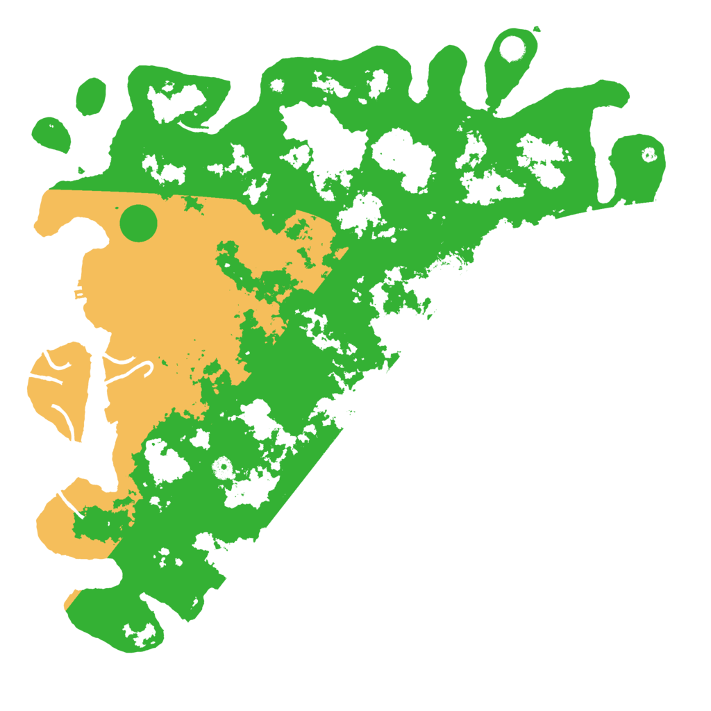Biome Rust Map: Procedural Map, Size: 5000, Seed: 1335699302
