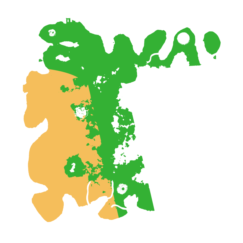 Biome Rust Map: Procedural Map, Size: 3500, Seed: 2020863092