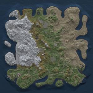 Thumbnail Rust Map: Procedural Map, Size: 4250, Seed: 67533206, 19 Monuments