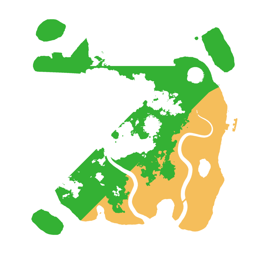 Biome Rust Map: Procedural Map, Size: 3000, Seed: 347940002