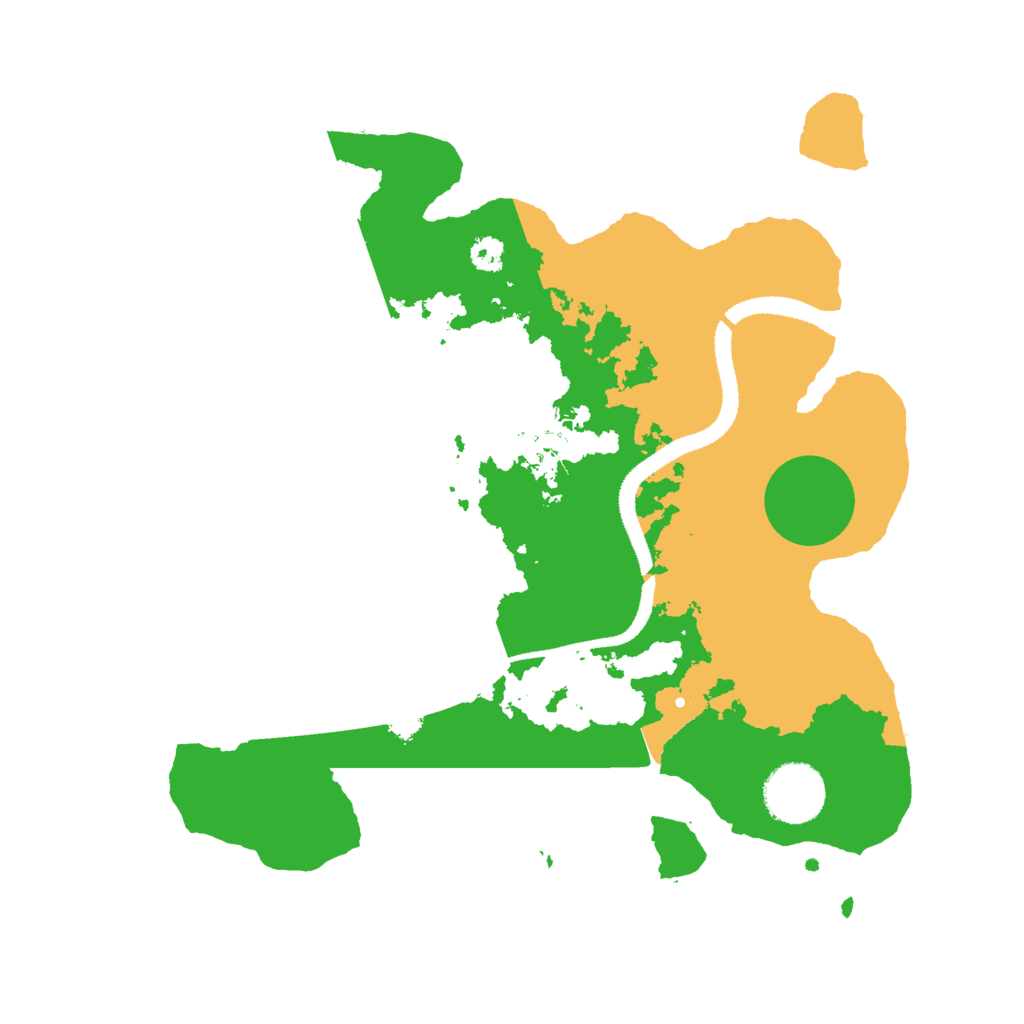Biome Rust Map: Procedural Map, Size: 3000, Seed: 123911437