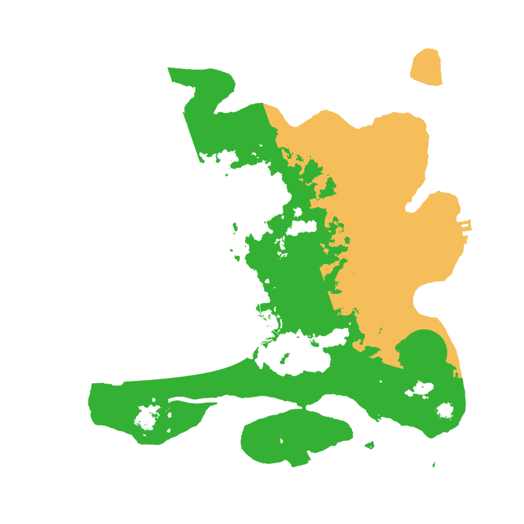 Biome Rust Map: Procedural Map, Size: 3000, Seed: 123911437