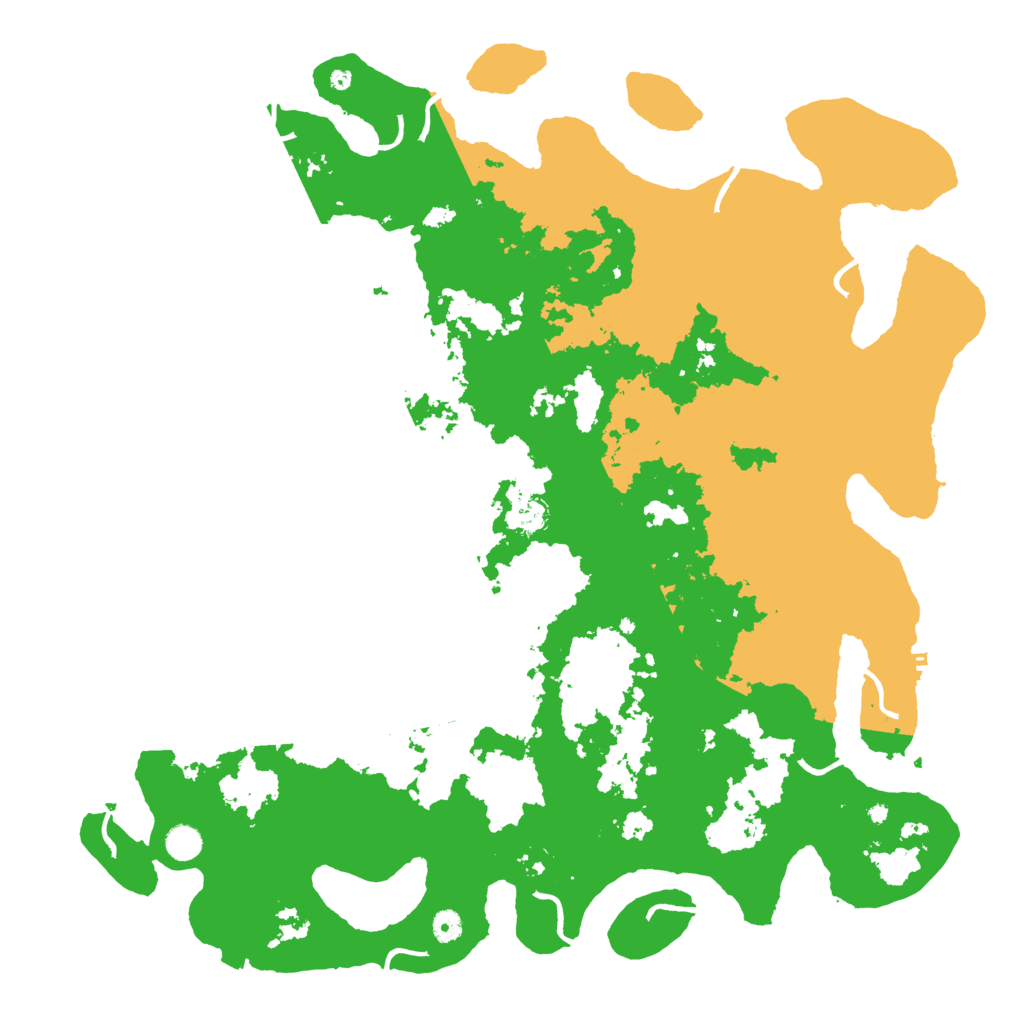 Biome Rust Map: Procedural Map, Size: 5000, Seed: 54541329