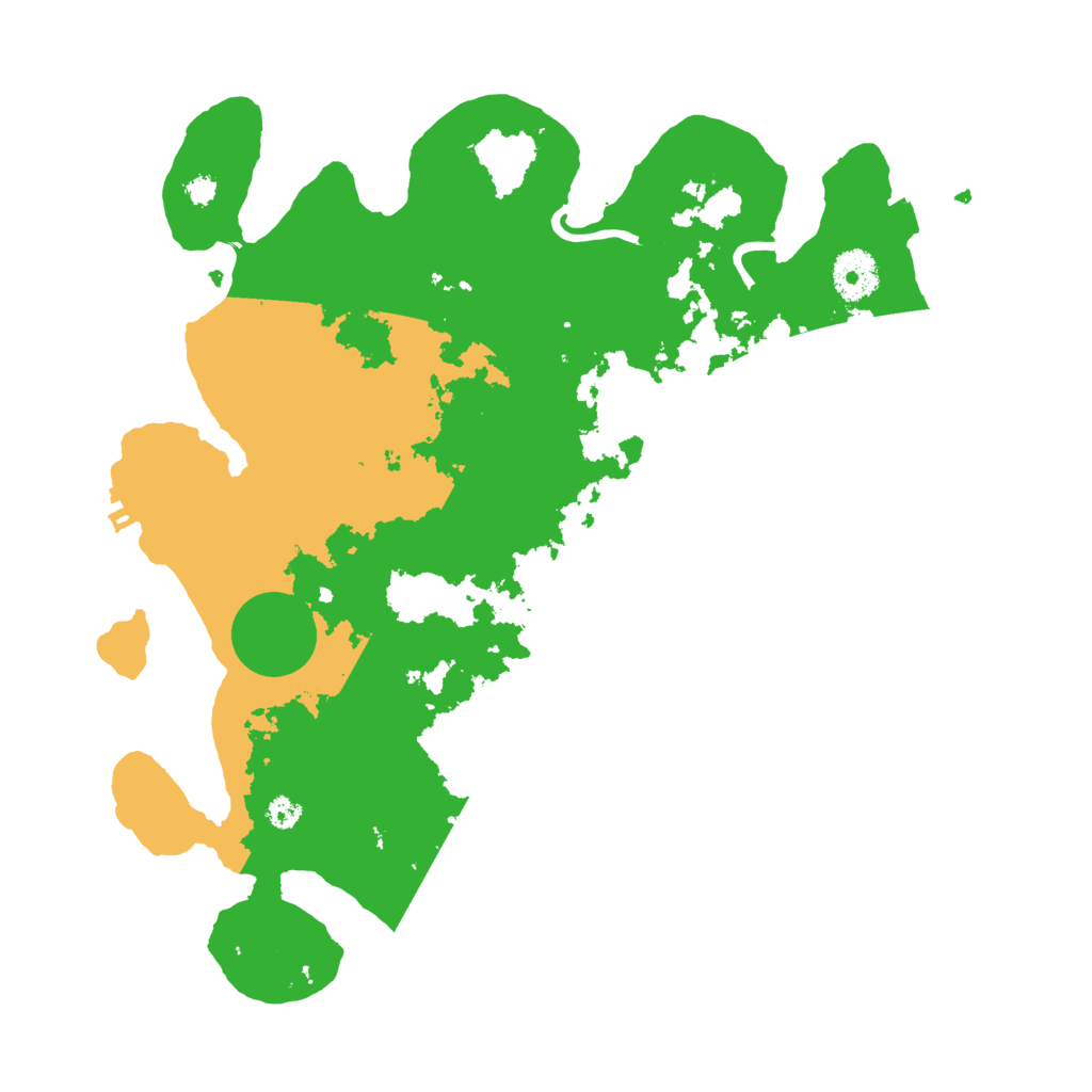 Biome Rust Map: Procedural Map, Size: 3400, Seed: 1951478137