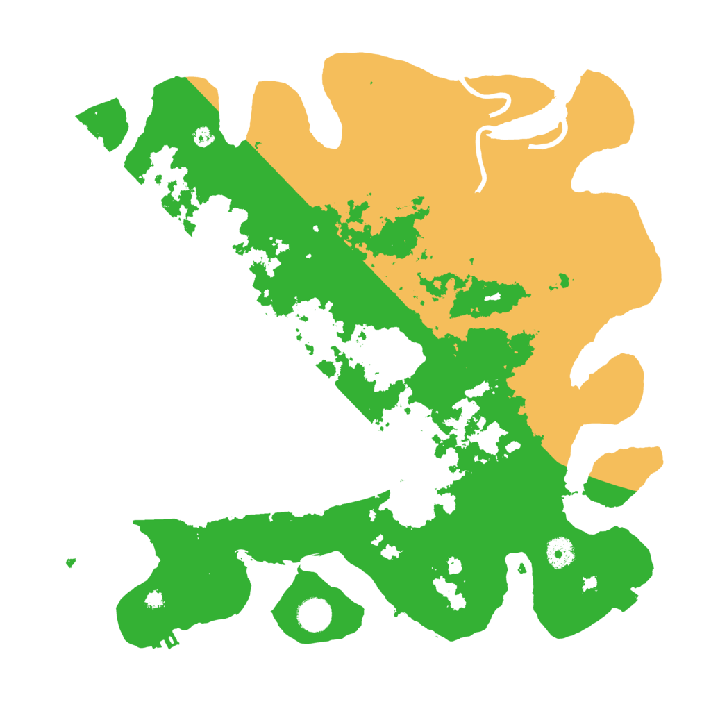 Biome Rust Map: Procedural Map, Size: 3650, Seed: 110