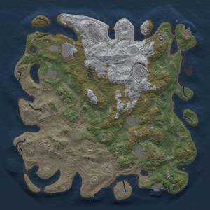 Thumbnail Rust Map: Procedural Map, Size: 4250, Seed: 1342608866, 19 Monuments
