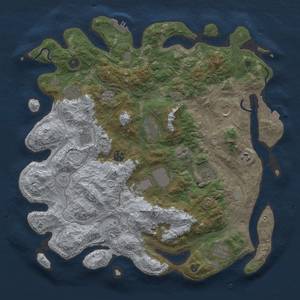 Thumbnail Rust Map: Procedural Map, Size: 4250, Seed: 1197359471, 18 Monuments