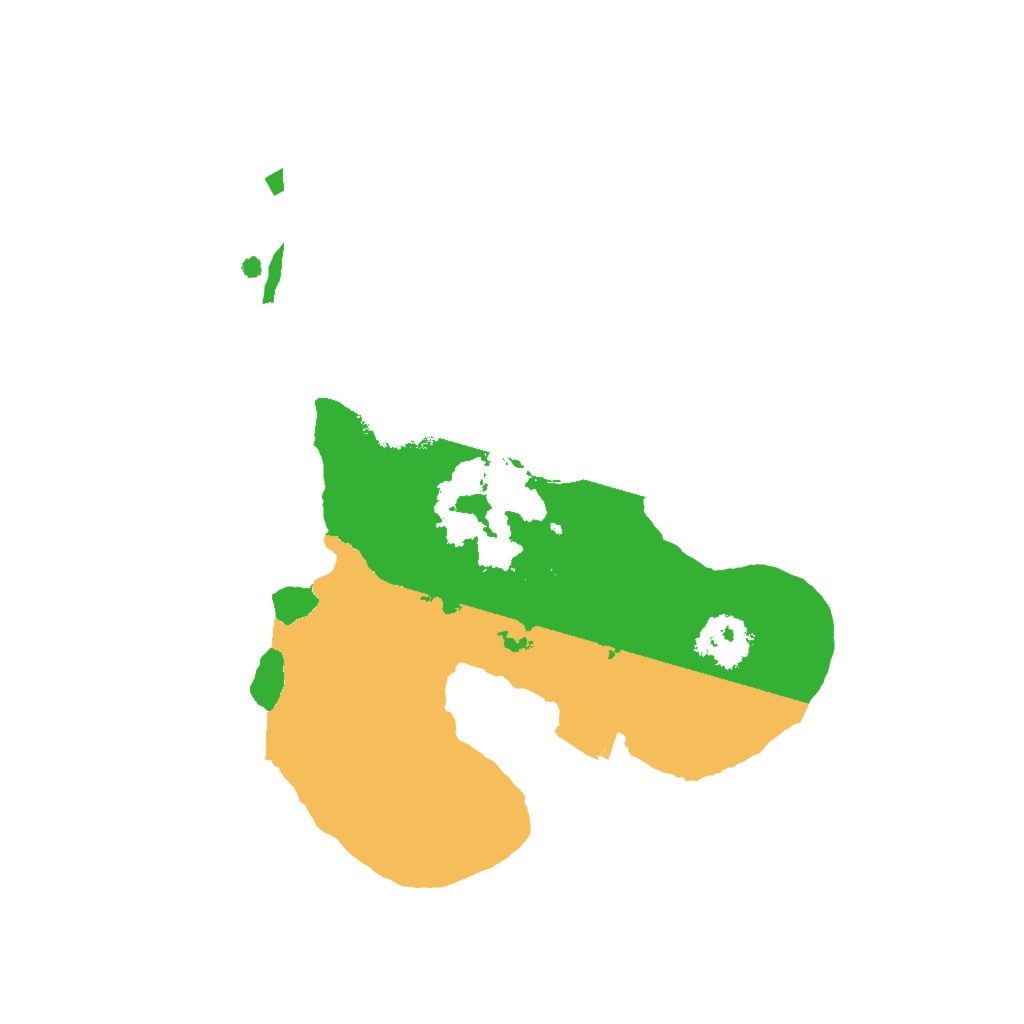 Biome Rust Map: Procedural Map, Size: 2000, Seed: 1877379095