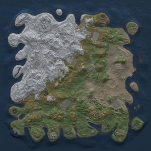 Thumbnail Rust Map: Procedural Map, Size: 4500, Seed: 1638396510, 18 Monuments