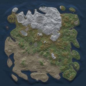 Thumbnail Rust Map: Procedural Map, Size: 4500, Seed: 19700918, 19 Monuments