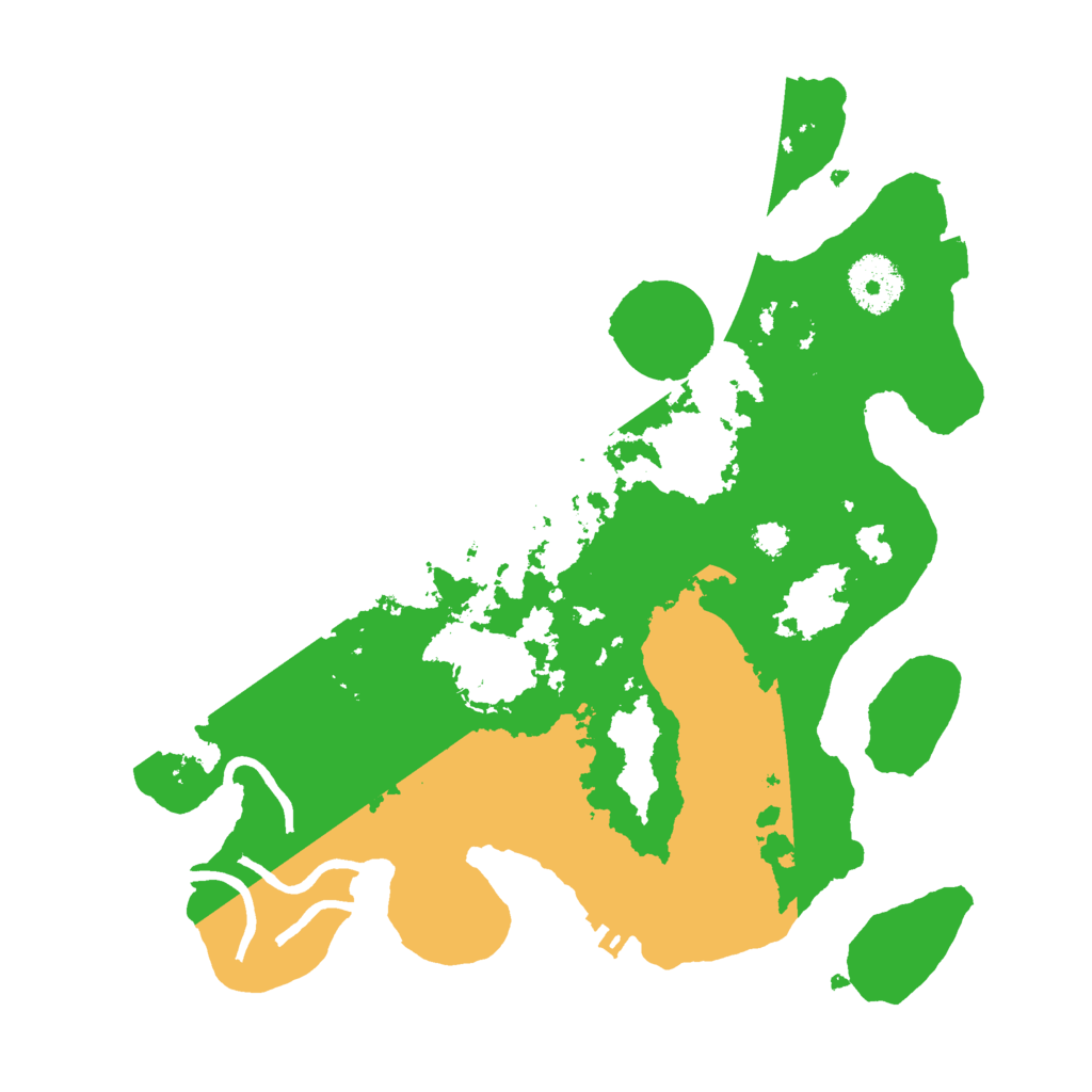 Biome Rust Map: Procedural Map, Size: 3000, Seed: 27681