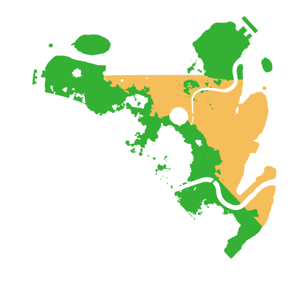Biome Rust Map: Procedural Map, Size: 3000, Seed: 1538592776