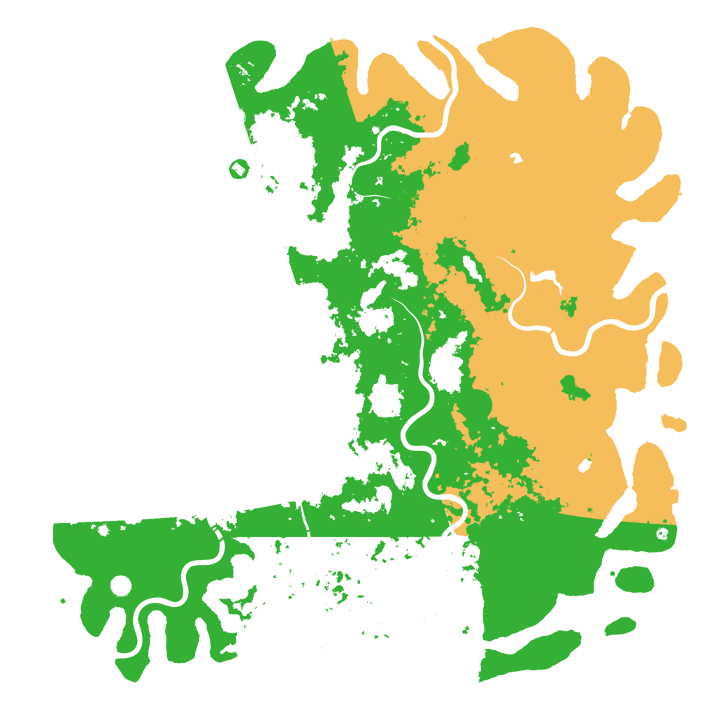 Biome Rust Map: Procedural Map, Size: 6000, Seed: 2135348148
