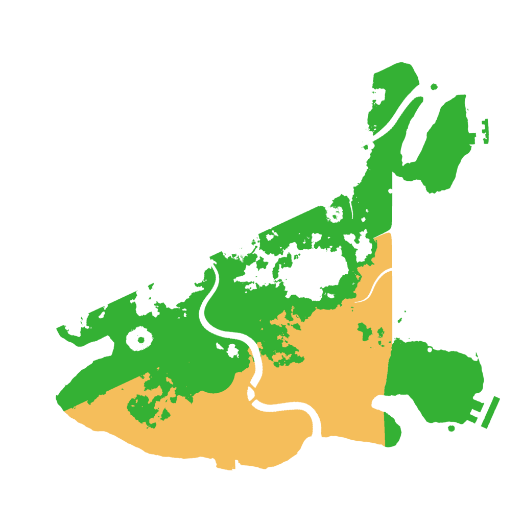 Biome Rust Map: Procedural Map, Size: 3200, Seed: 321323