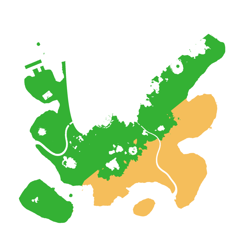 Biome Rust Map: Procedural Map, Size: 2800, Seed: 175879402