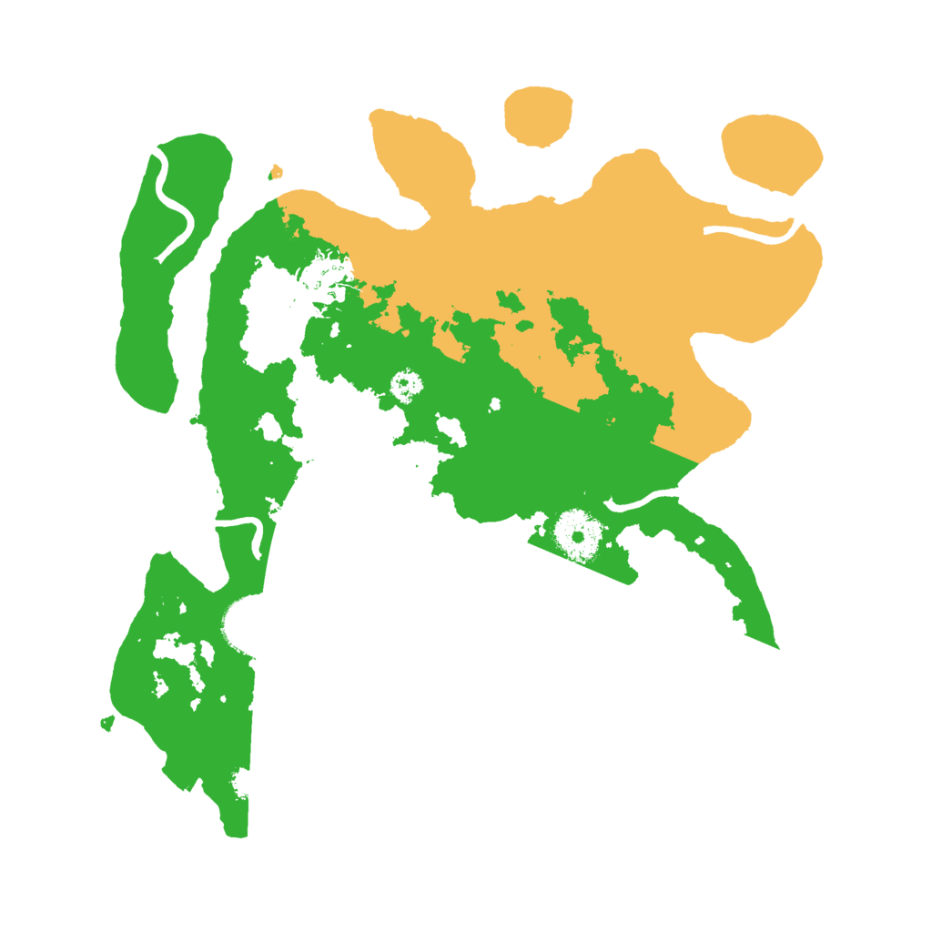 Biome Rust Map: Procedural Map, Size: 3000, Seed: 5249078