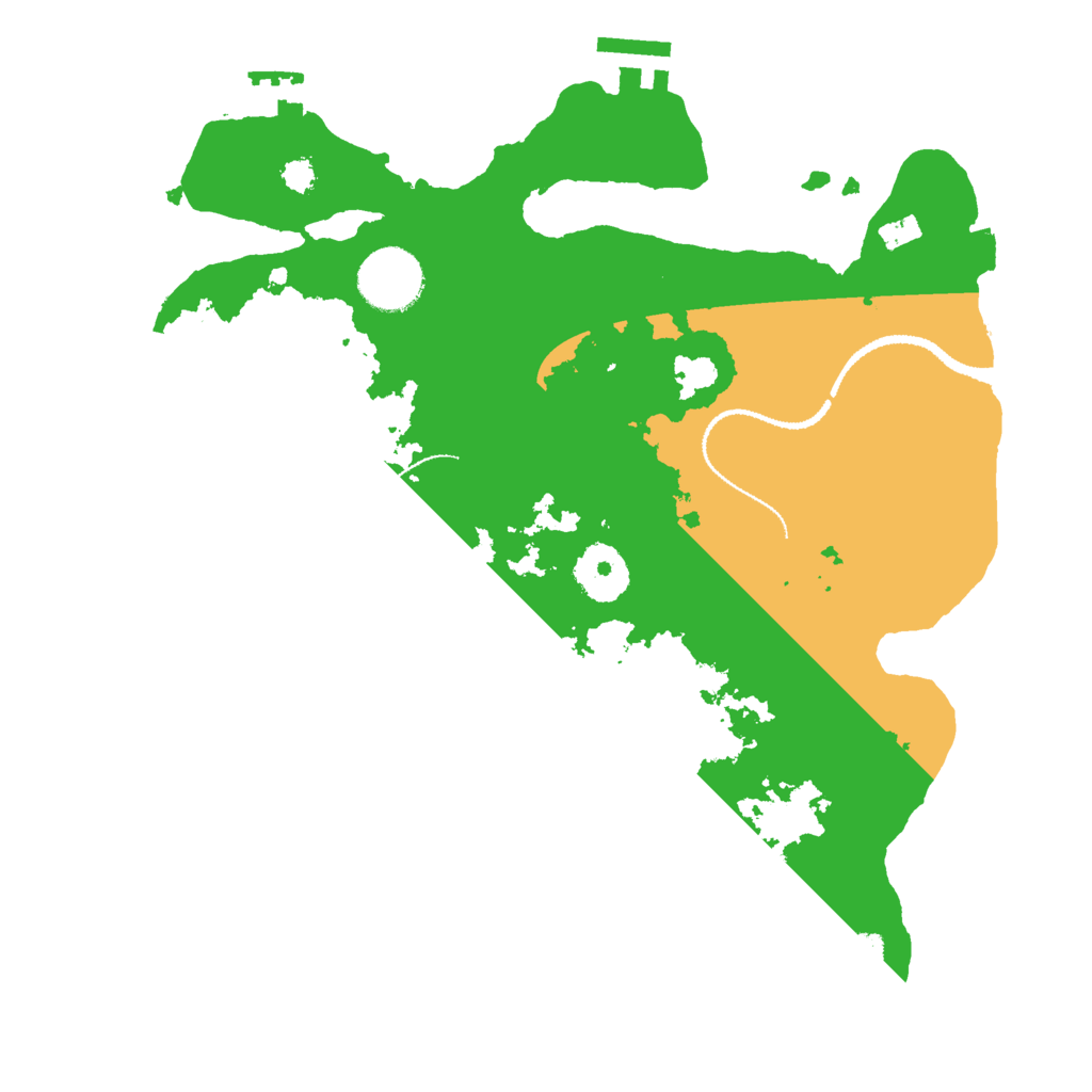 Biome Rust Map: Procedural Map, Size: 3000, Seed: 1940174148