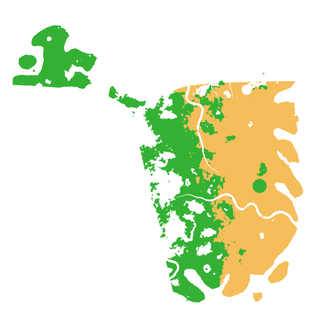 Biome Rust Map: Procedural Map, Size: 6000, Seed: 1896