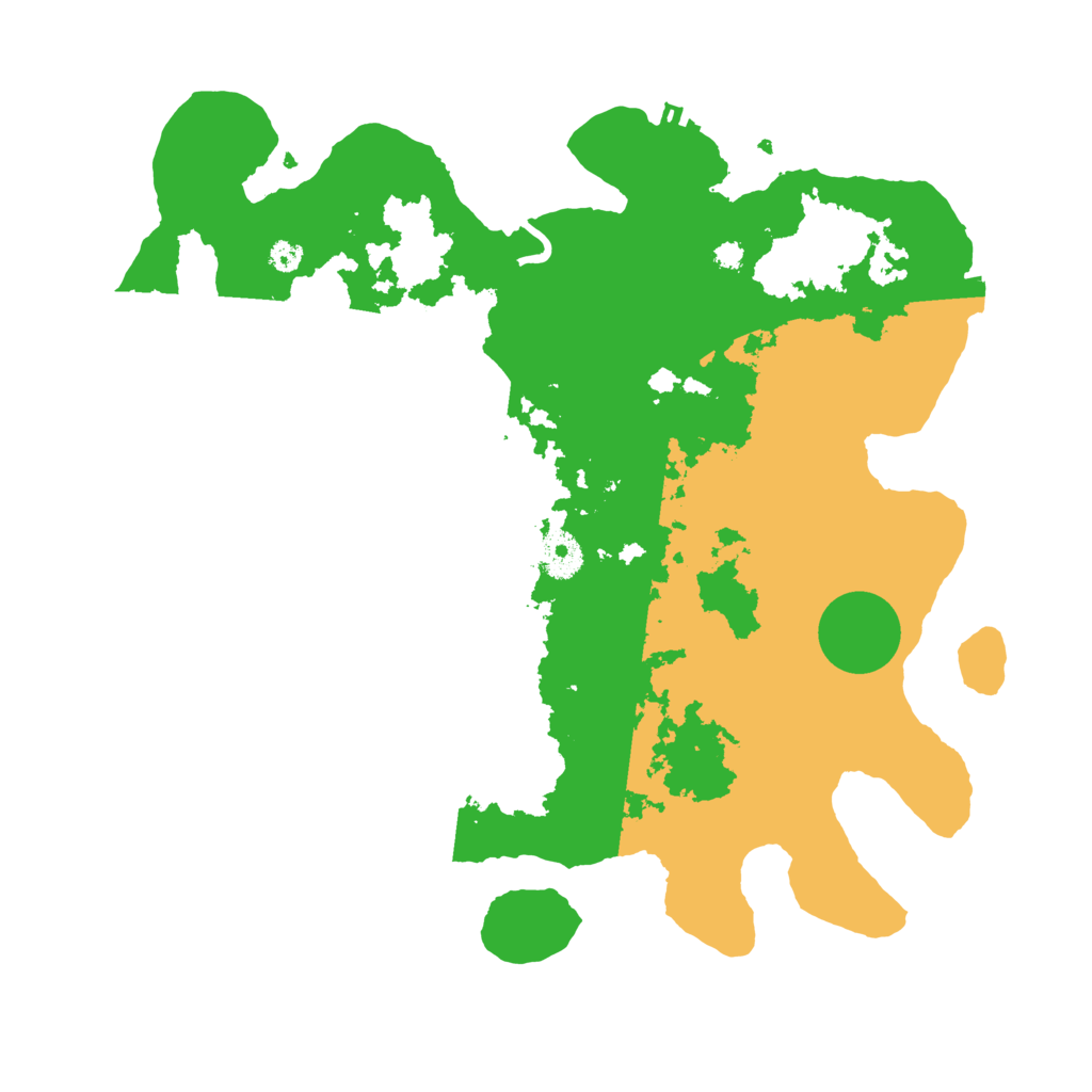 Biome Rust Map: Procedural Map, Size: 3500, Seed: 864927223