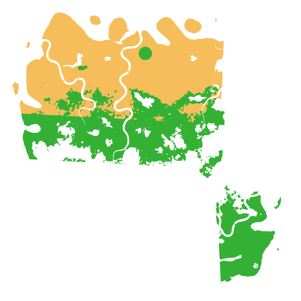 Biome Rust Map: Procedural Map, Size: 6000, Seed: 95640983