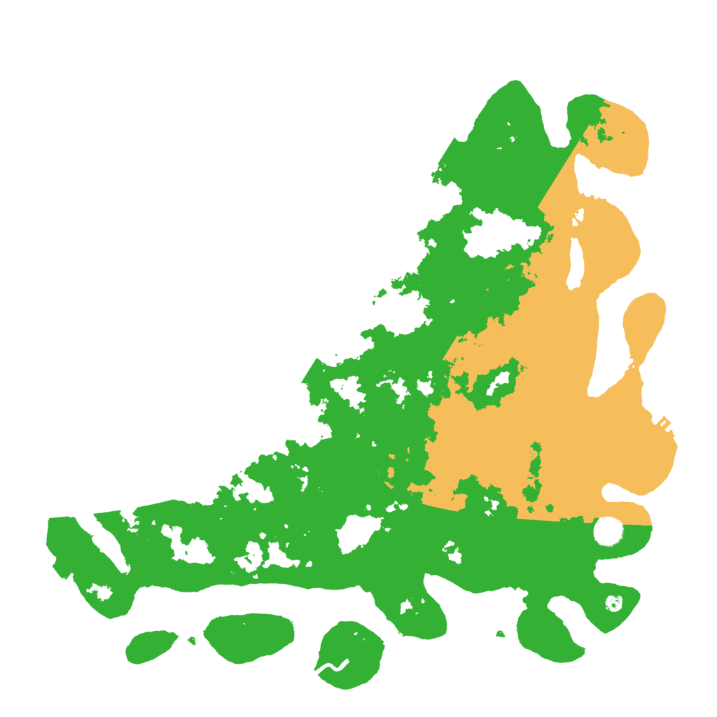Biome Rust Map: Procedural Map, Size: 4300, Seed: 42116485