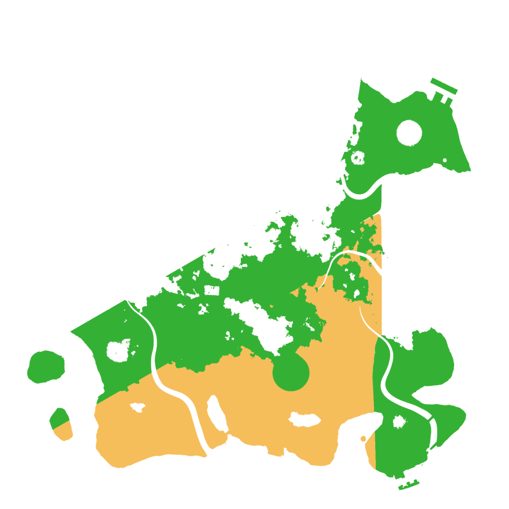 Biome Rust Map: Procedural Map, Size: 3650, Seed: 635871261
