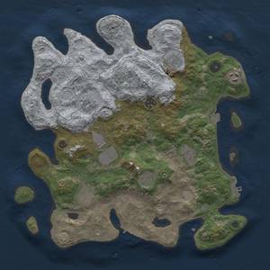 Thumbnail Rust Map: Procedural Map, Size: 3650, Seed: 635871261, 17 Monuments