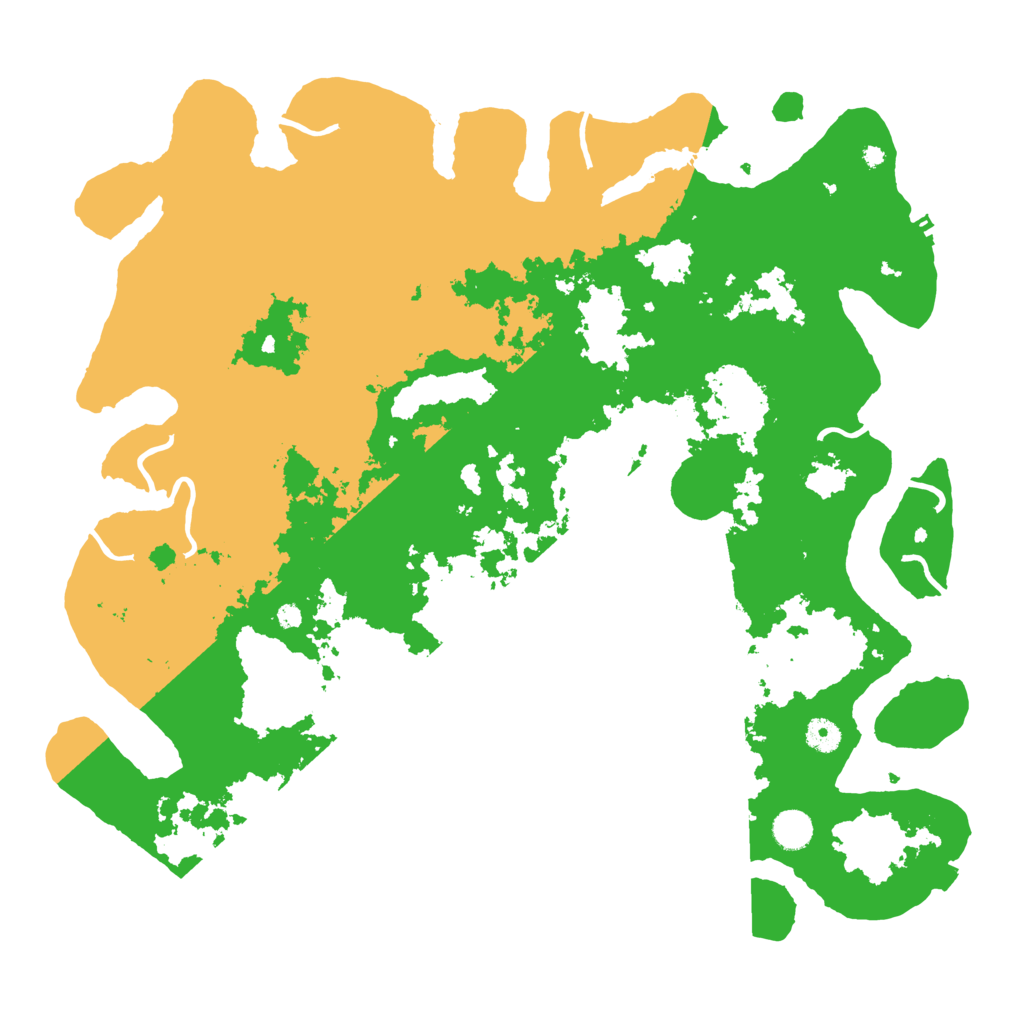 Biome Rust Map: Procedural Map, Size: 4500, Seed: 1911422187