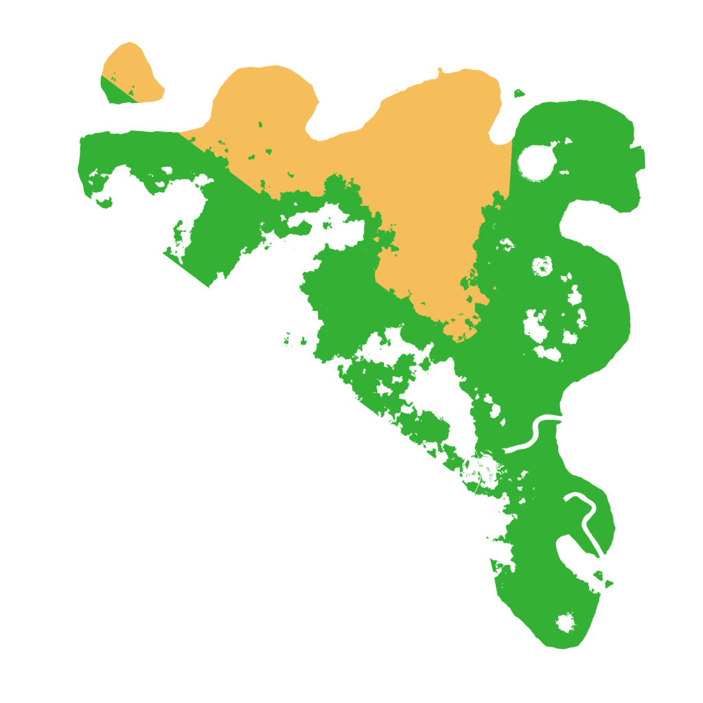 Biome Rust Map: Procedural Map, Size: 3500, Seed: 429887906