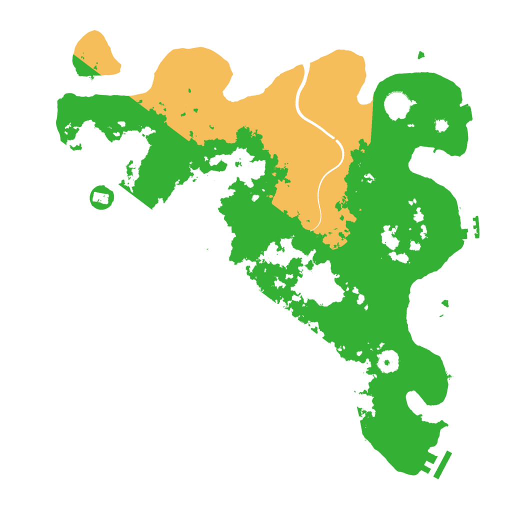 Biome Rust Map: Procedural Map, Size: 3500, Seed: 429887906