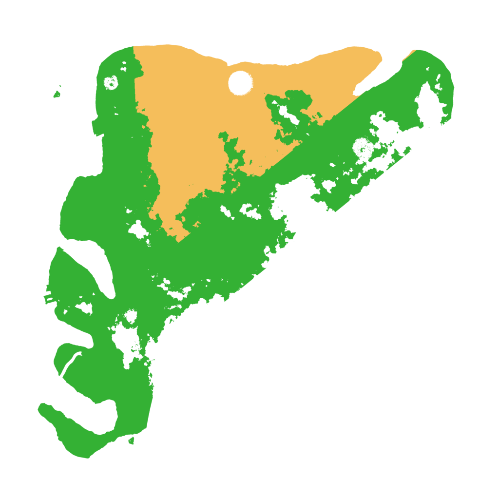 Biome Rust Map: Procedural Map, Size: 3600, Seed: 244940922
