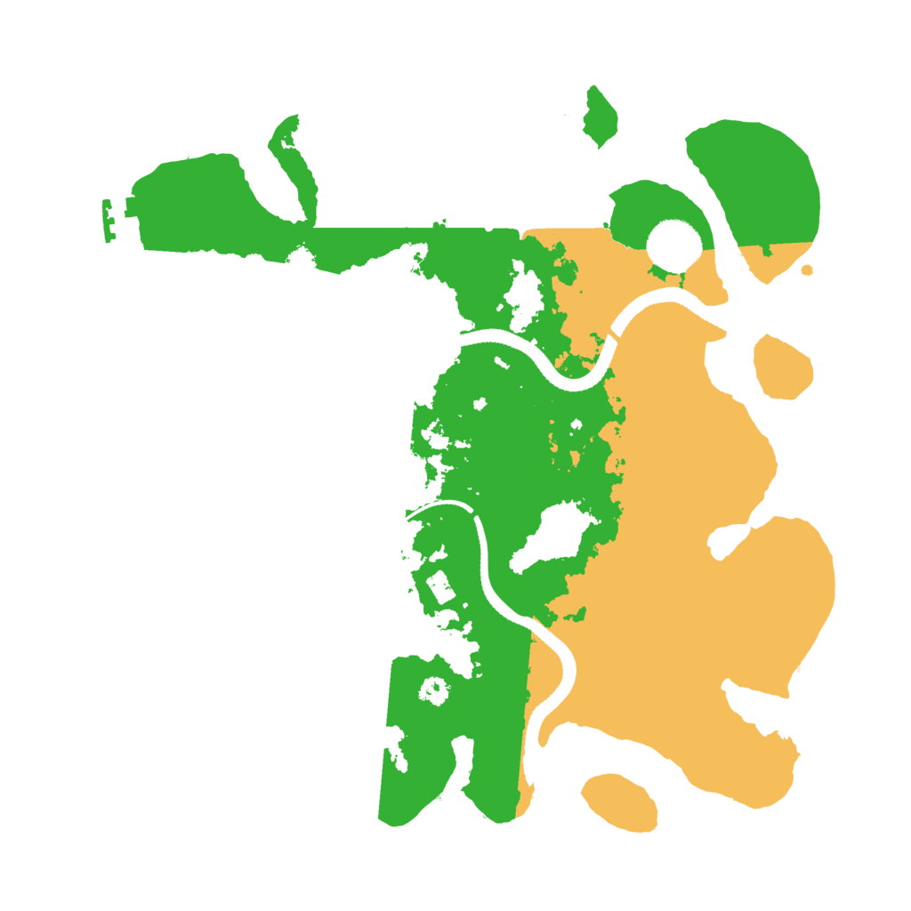Biome Rust Map: Procedural Map, Size: 3200, Seed: 37032