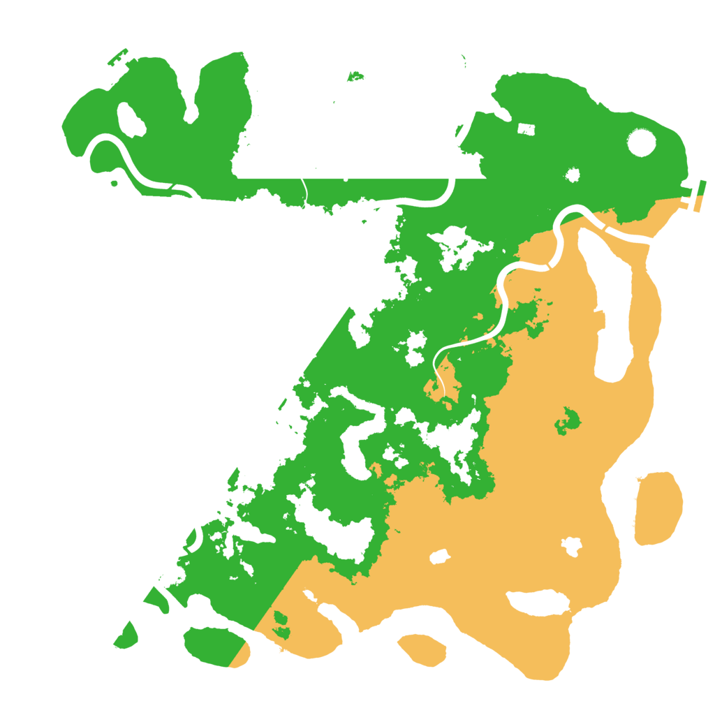 Biome Rust Map: Procedural Map, Size: 4500, Seed: 17249172