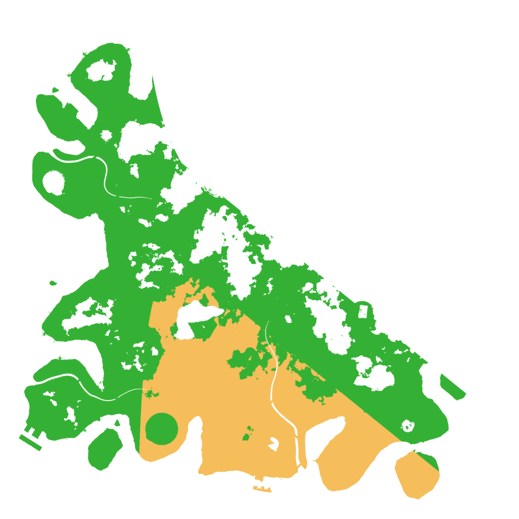 Biome Rust Map: Procedural Map, Size: 4250, Seed: 24442