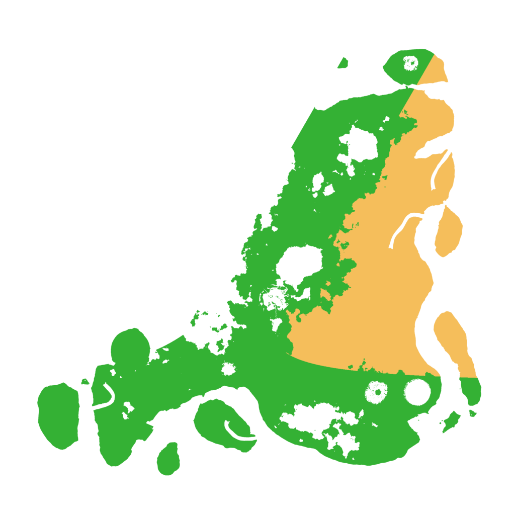 Biome Rust Map: Procedural Map, Size: 3500, Seed: 417383168