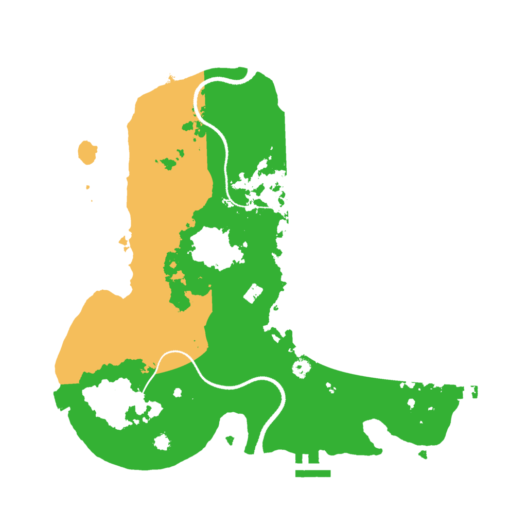 Biome Rust Map: Procedural Map, Size: 3000, Seed: 1827722304