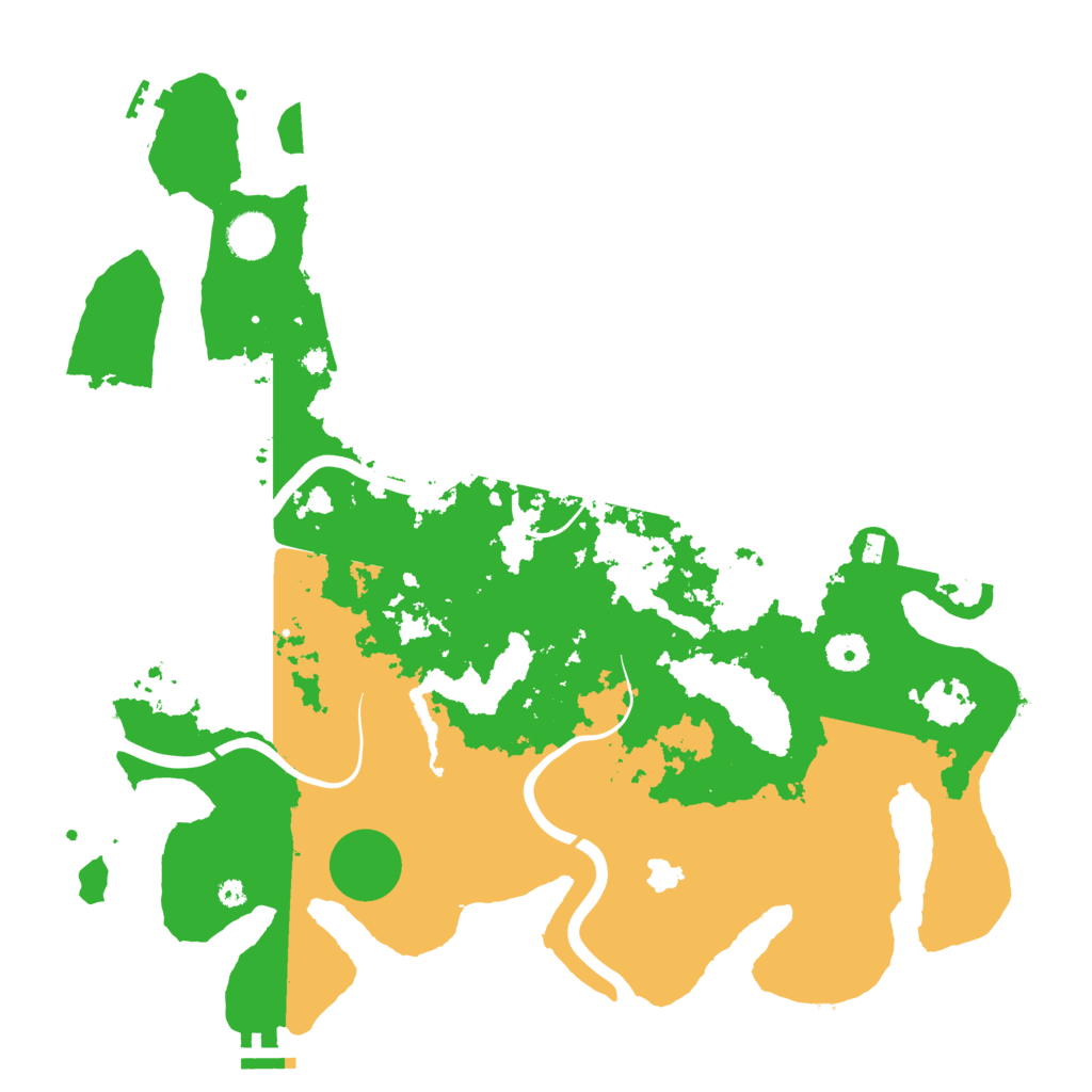 Biome Rust Map: Procedural Map, Size: 4000, Seed: 18032264