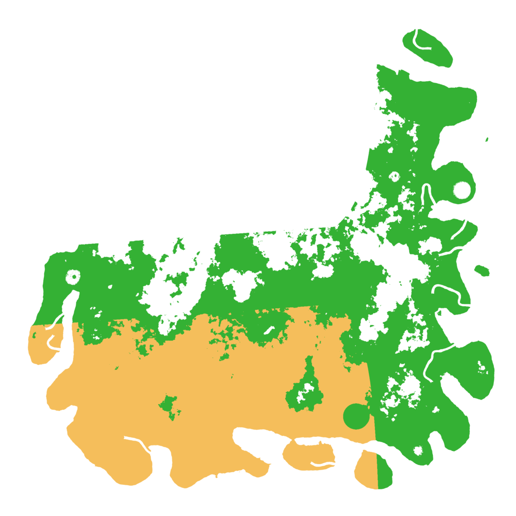 Biome Rust Map: Procedural Map, Size: 5250, Seed: 567575060