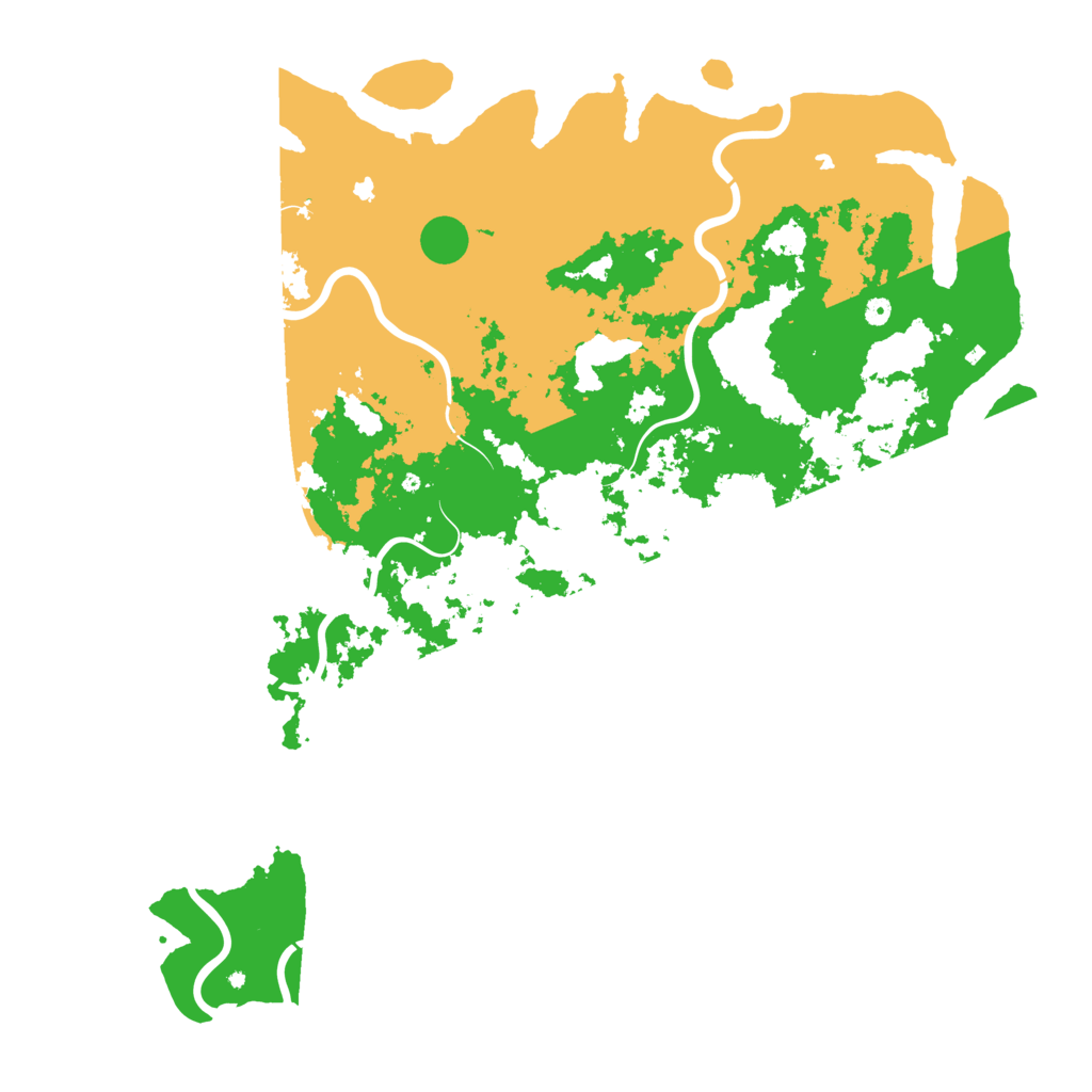 Biome Rust Map: Procedural Map, Size: 6000, Seed: 22258