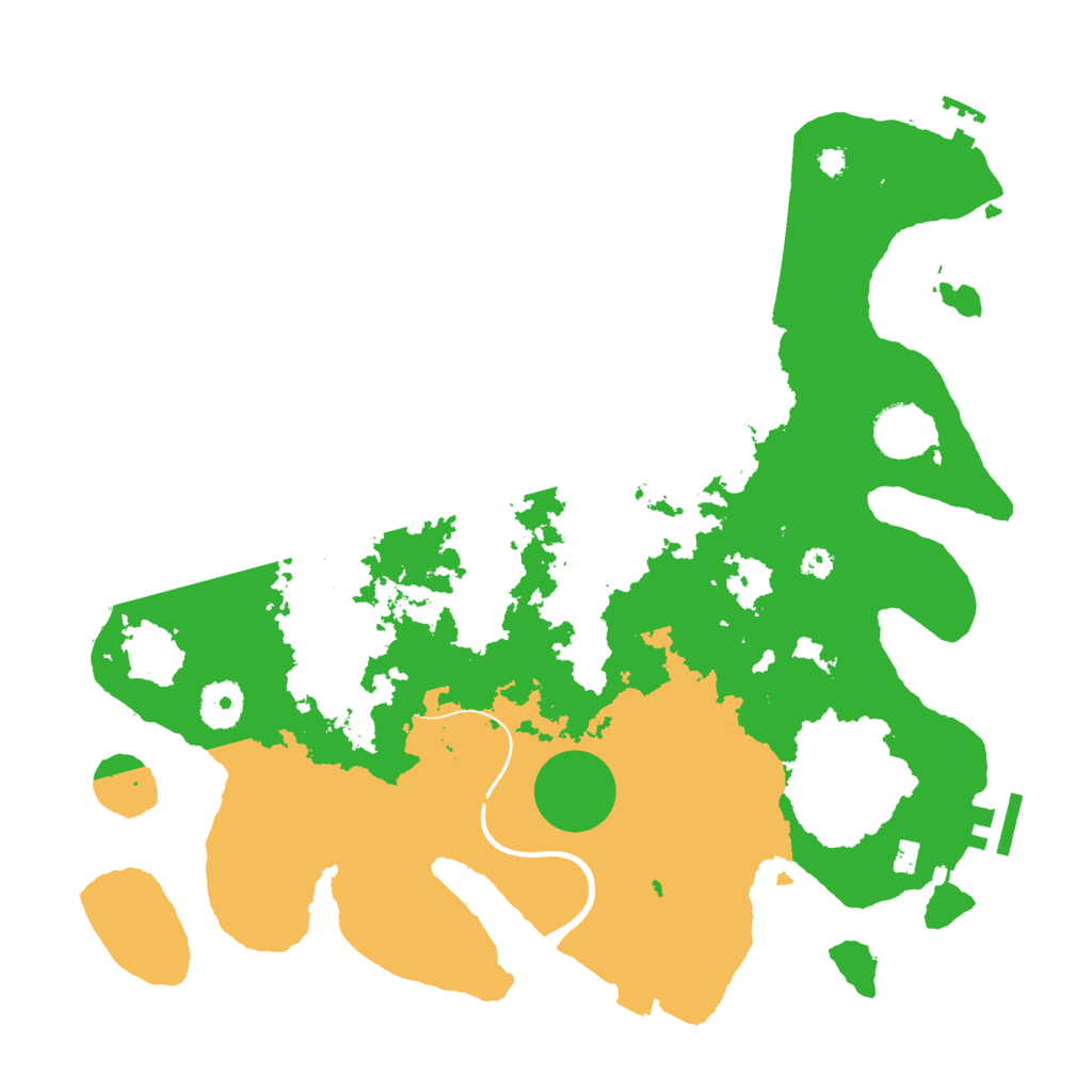 Biome Rust Map: Procedural Map, Size: 3534, Seed: 453627