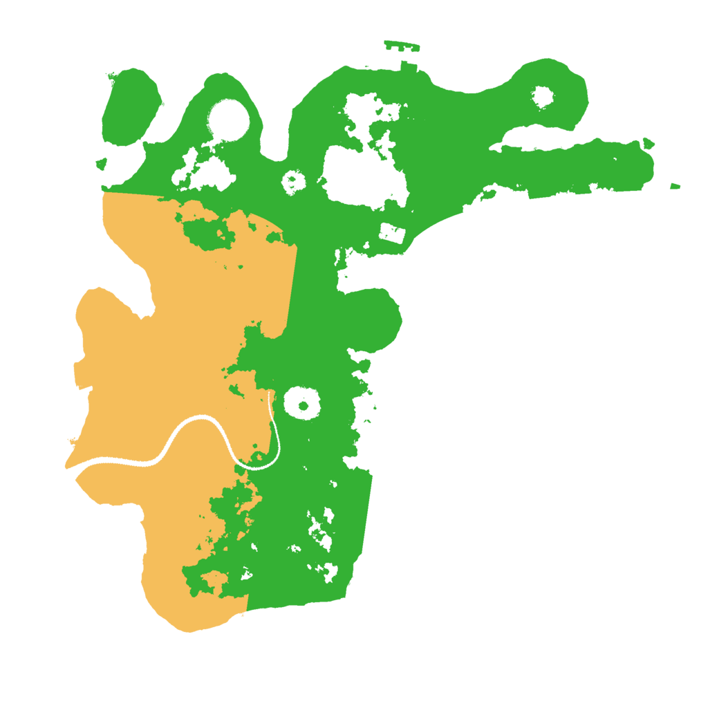 Biome Rust Map: Procedural Map, Size: 3000, Seed: 13557