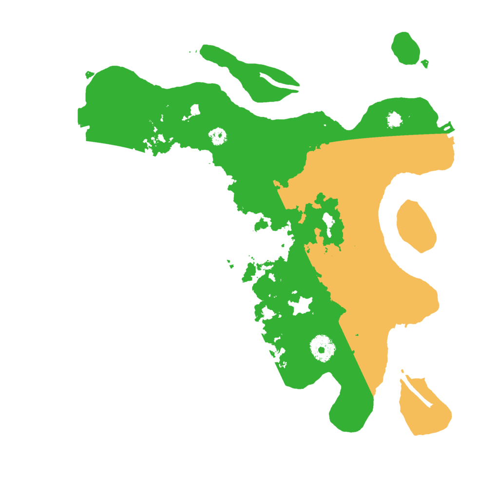 Biome Rust Map: Procedural Map, Size: 3000, Seed: 96974