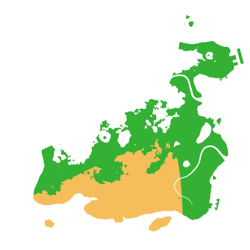 Biome Rust Map: Procedural Map, Size: 3250, Seed: 825626871