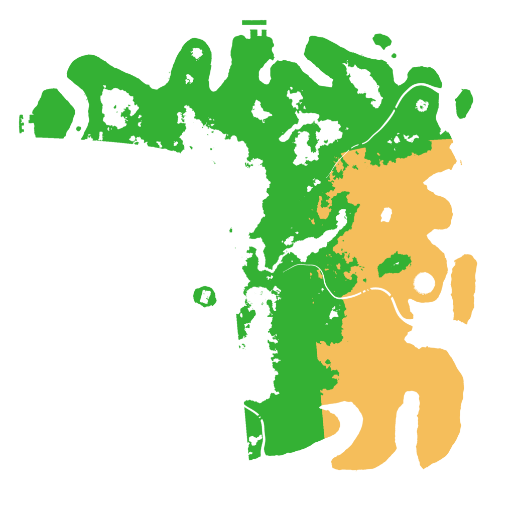 Biome Rust Map: Procedural Map, Size: 4250, Seed: 1651521521
